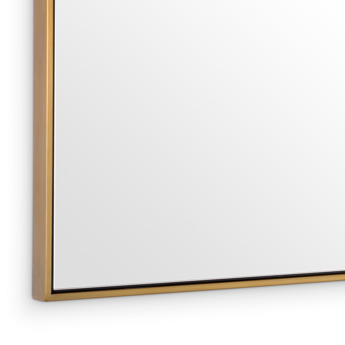 Brushed Brass Mirror Redondo