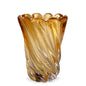 Yellow Swirling Glass Vase Contessa - S | Cabothousefurniture.com