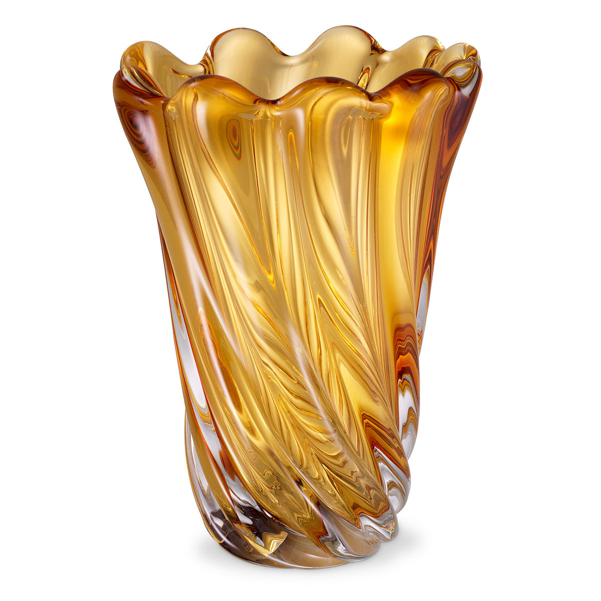 Swirling Glass Vase L Contessa | Cabothousefurniture.com
