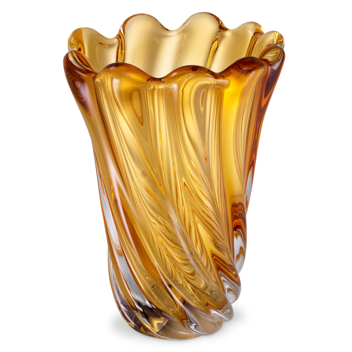 Swirling Glass Vase L Contessa | Cabothousefurniture.com