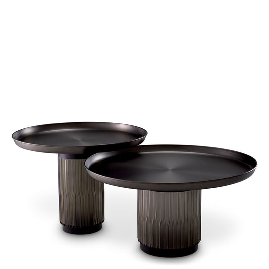 Gunmetal Coffee Table Set (2) Zachary