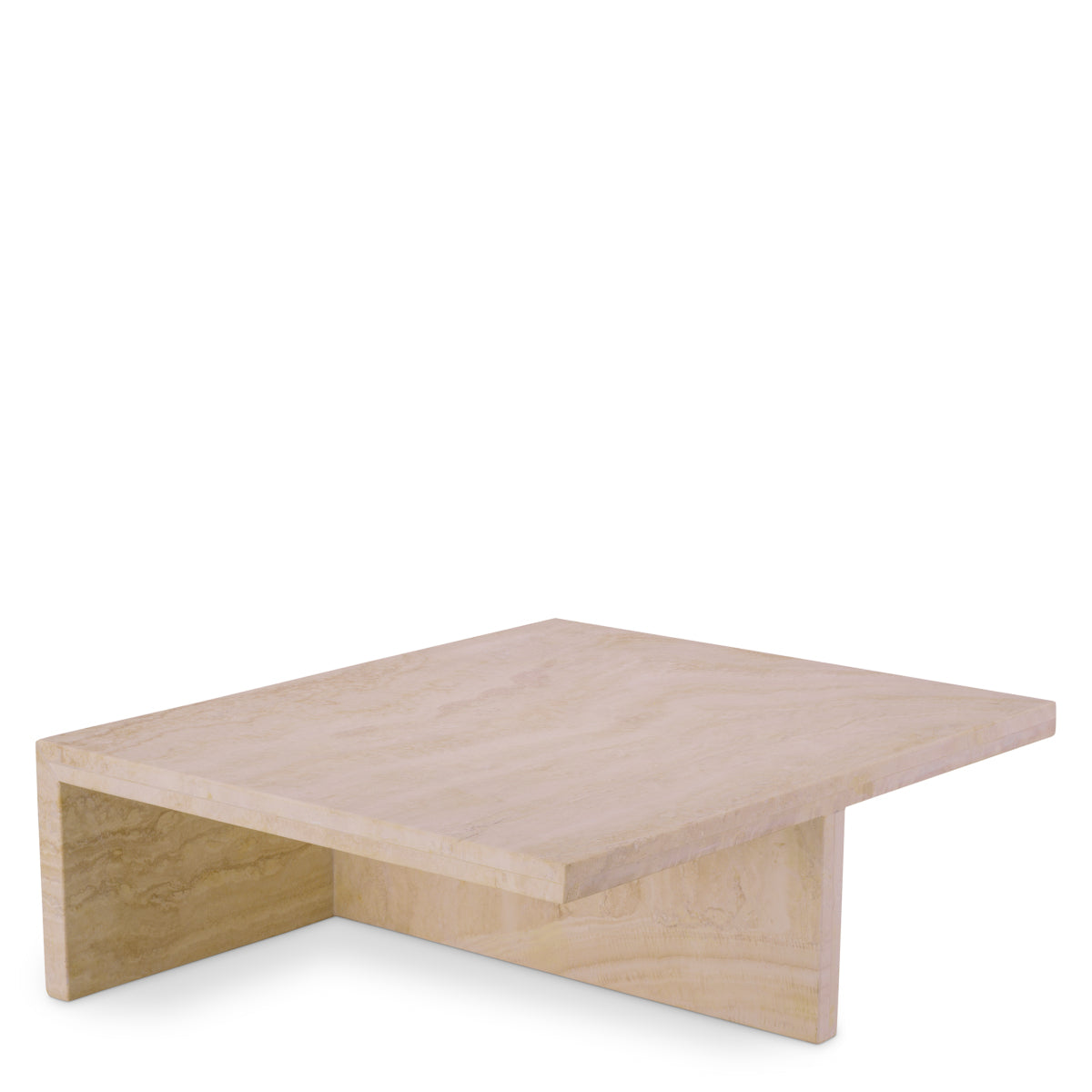 Minimalist Travertine Coffee Table Amara