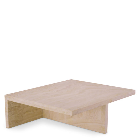 Minimalist Travertine Coffee Table Amara