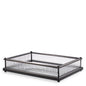 Mirror Bottom Rectangular Tray Cora | Cabothousefurniture.com