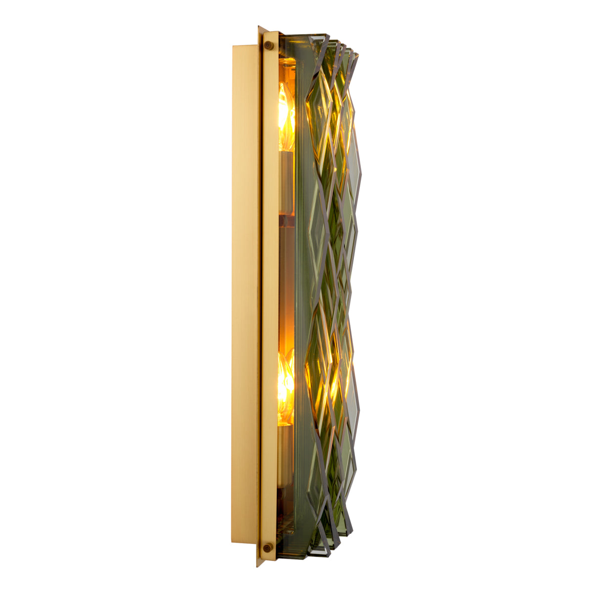Geometrical Glass Wall Lamp L Nuvola