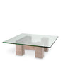 Square Glass Coffee Table Ikal