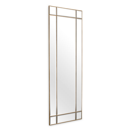 Metal Framed Bevelled Mirror L Beaumont | Cabothousefurniture.com