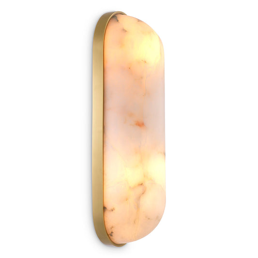 Elongated Alabaster Wall Lamp Sumo