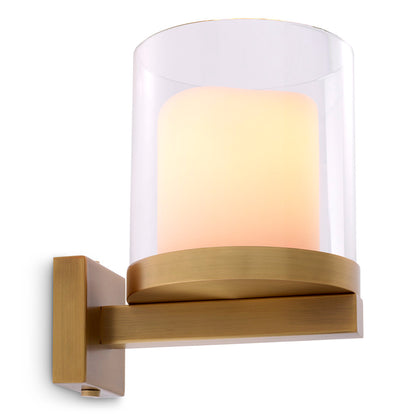 Glass Lantern Wall Lamp Donovan | Cabothousefurniture.com
