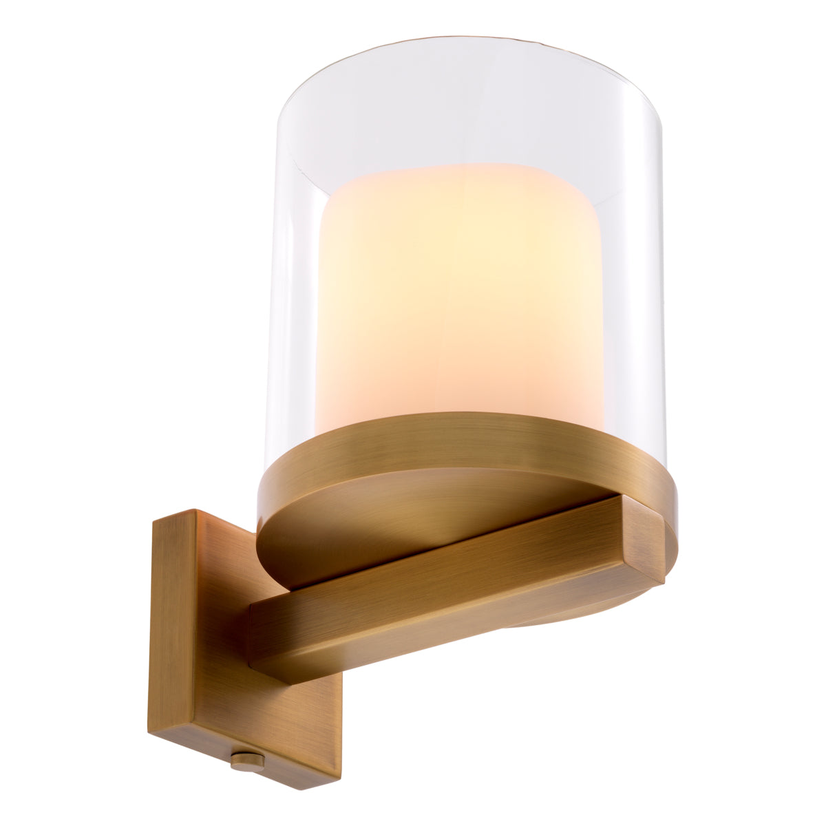 Glass Lantern Wall Lamp Donovan | Cabothousefurniture.com