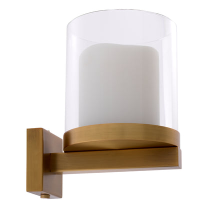 Glass Lantern Wall Lamp Donovan | Cabothousefurniture.com