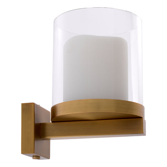 Glass Lantern Wall Lamp Donovan | Cabothousefurniture.com