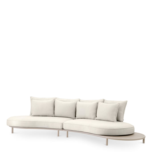 Off White Outdoor Sofa Laguno | Cabothousefurniture.com