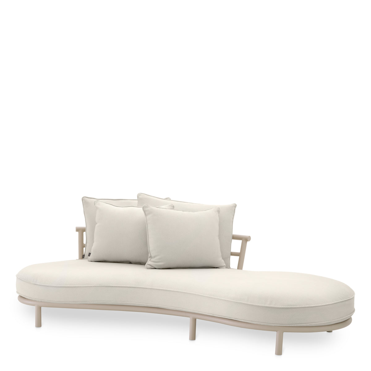 Off White Outdoor Sofa Laguno | Cabothousefurniture.com