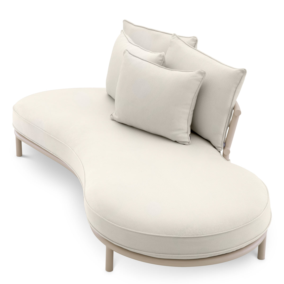Off White Outdoor Sofa Laguno | Cabothousefurniture.com