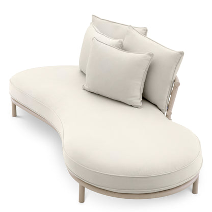 Off White Outdoor Sofa Laguno | Cabothousefurniture.com