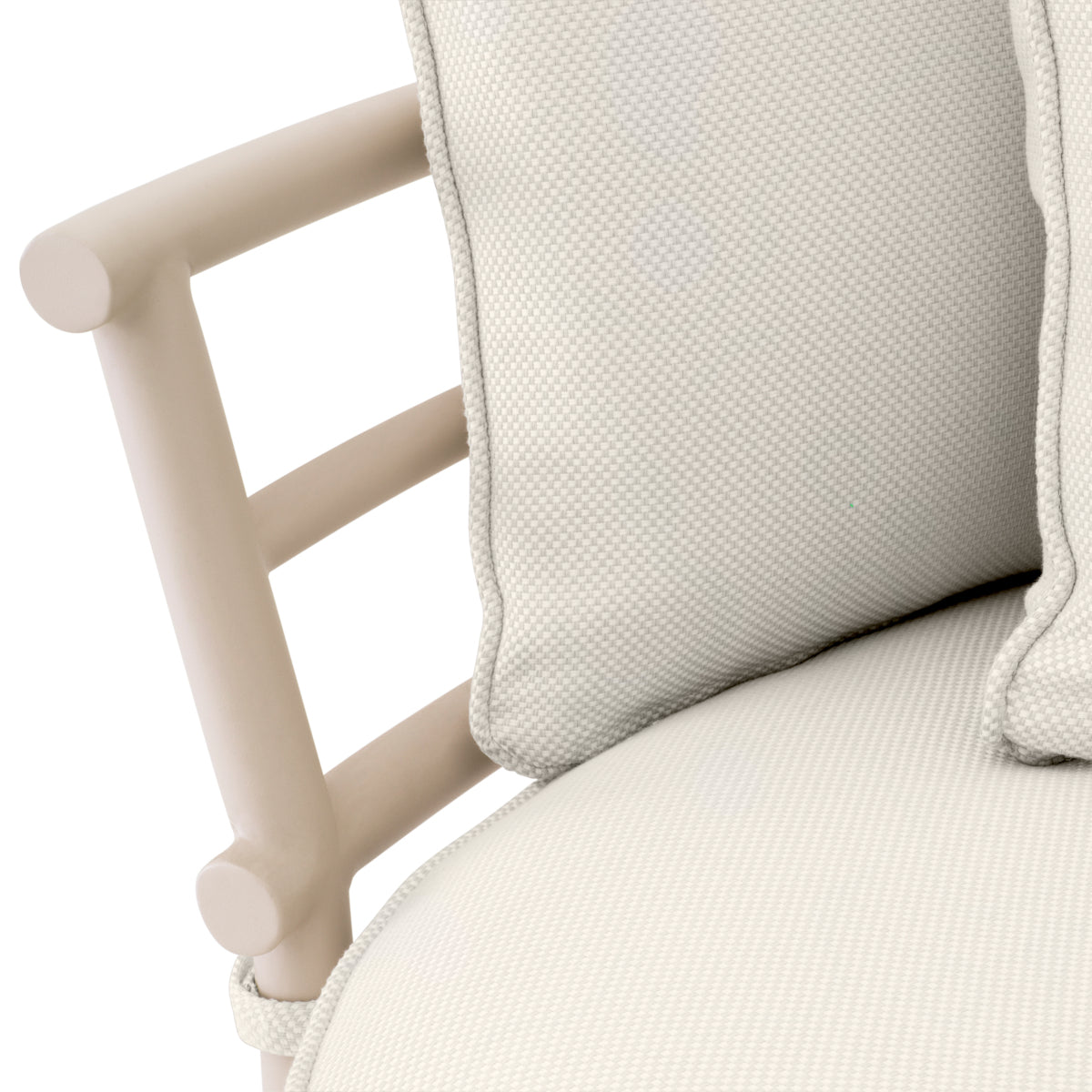 Off White Outdoor Sofa Laguno | Cabothousefurniture.com