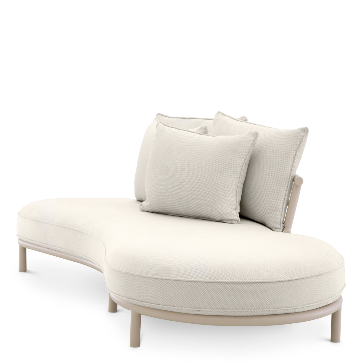 Off White Outdoor Sofa Laguno | Cabothousefurniture.com