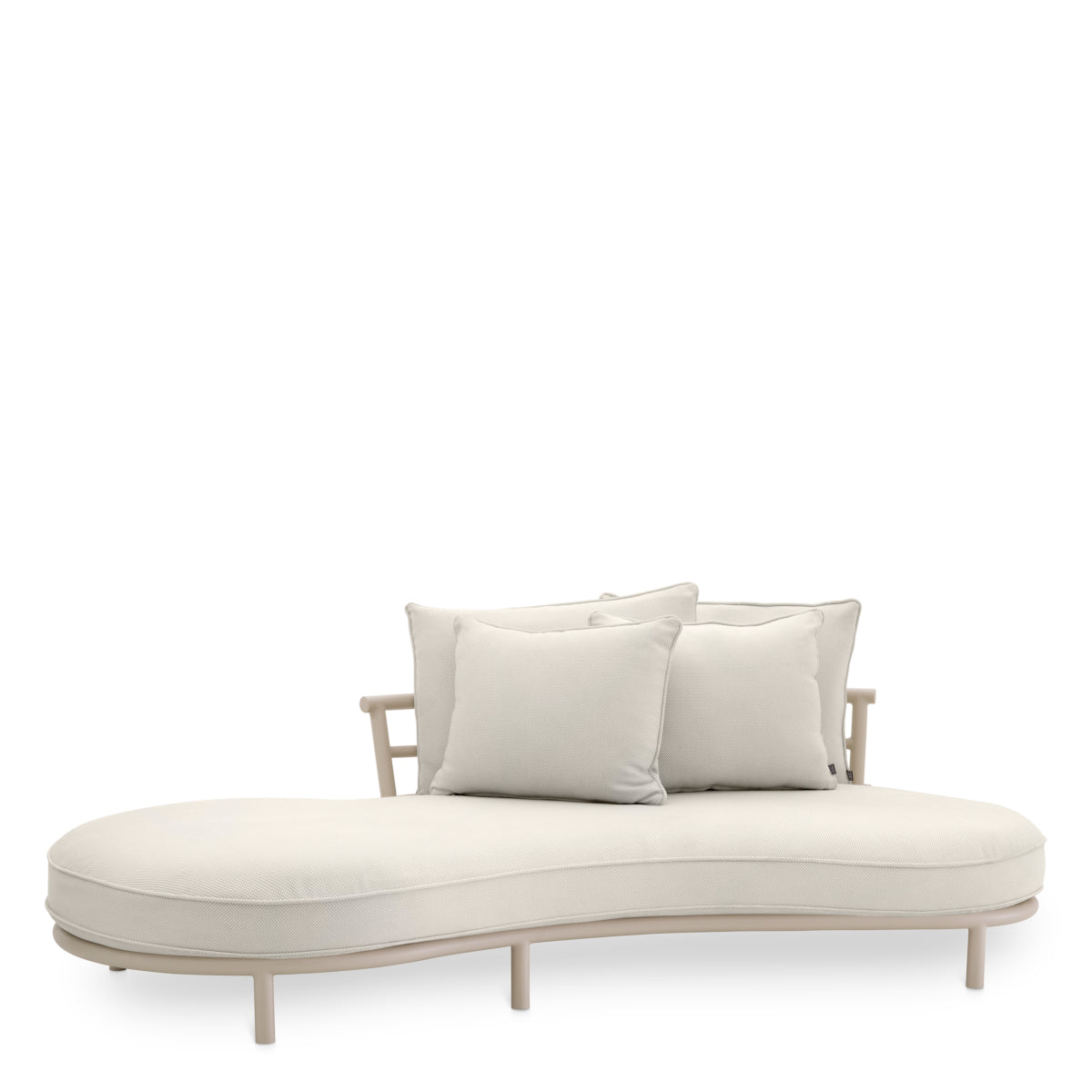 Off White Outdoor Sofa Laguno | Cabothousefurniture.com
