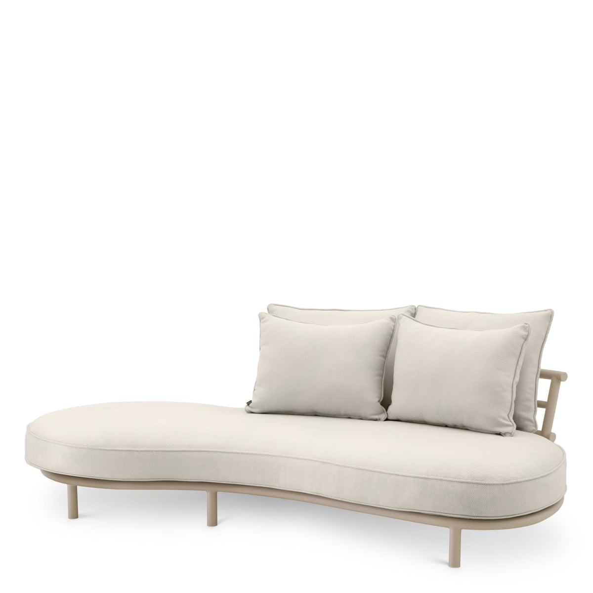 Off White Outdoor Sofa Laguno | Cabothousefurniture.com