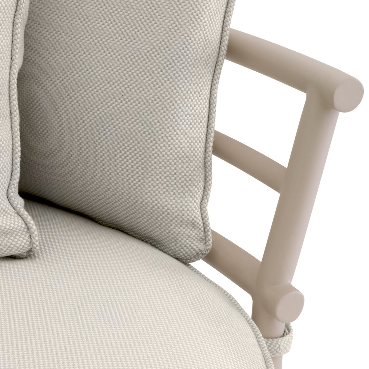 Off White Outdoor Sofa Laguno | Cabothousefurniture.com