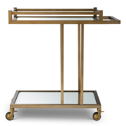 Mirror Glass Trolley Beverly Hills | Cabothousefurniture.com