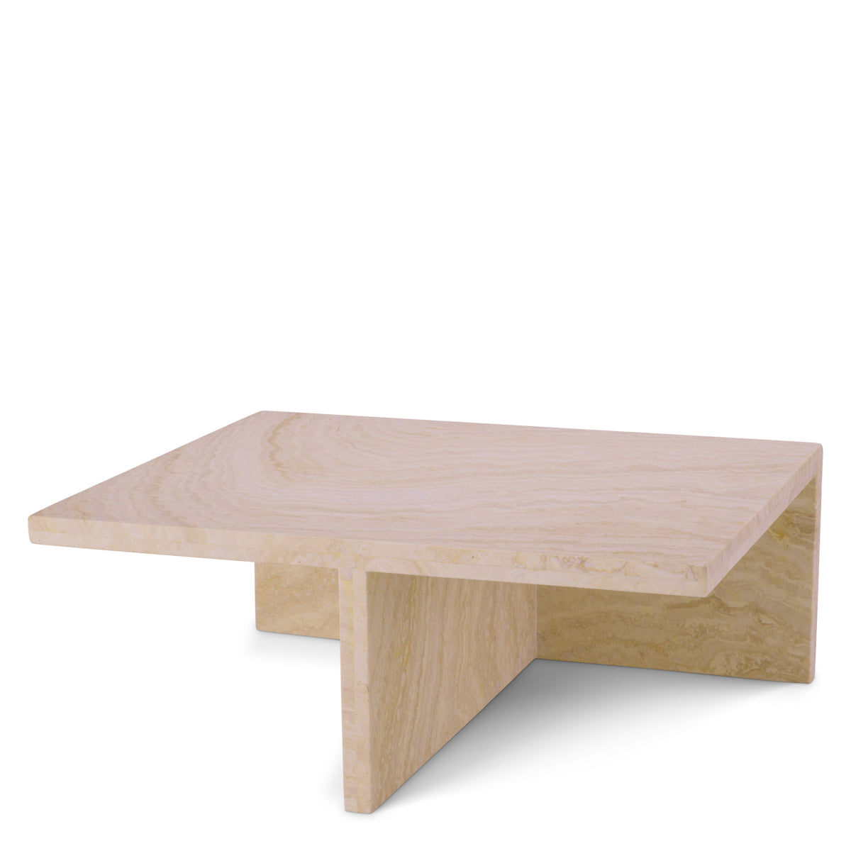 Minimalist Travertine Coffee Table Amara