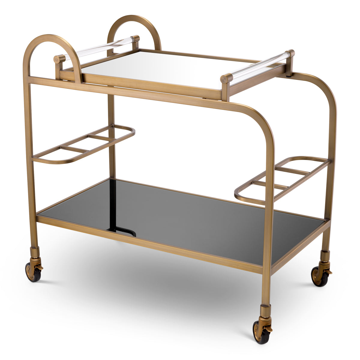 Brushed Brass Trolley Montreuil | Cabothousefurniture.com
