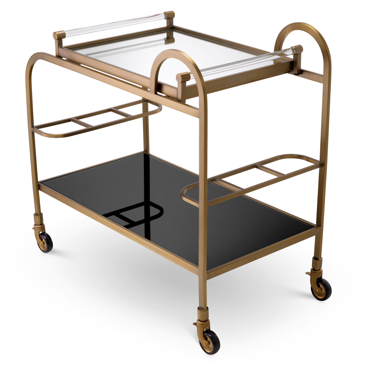 Brushed Brass Trolley Montreuil | Cabothousefurniture.com