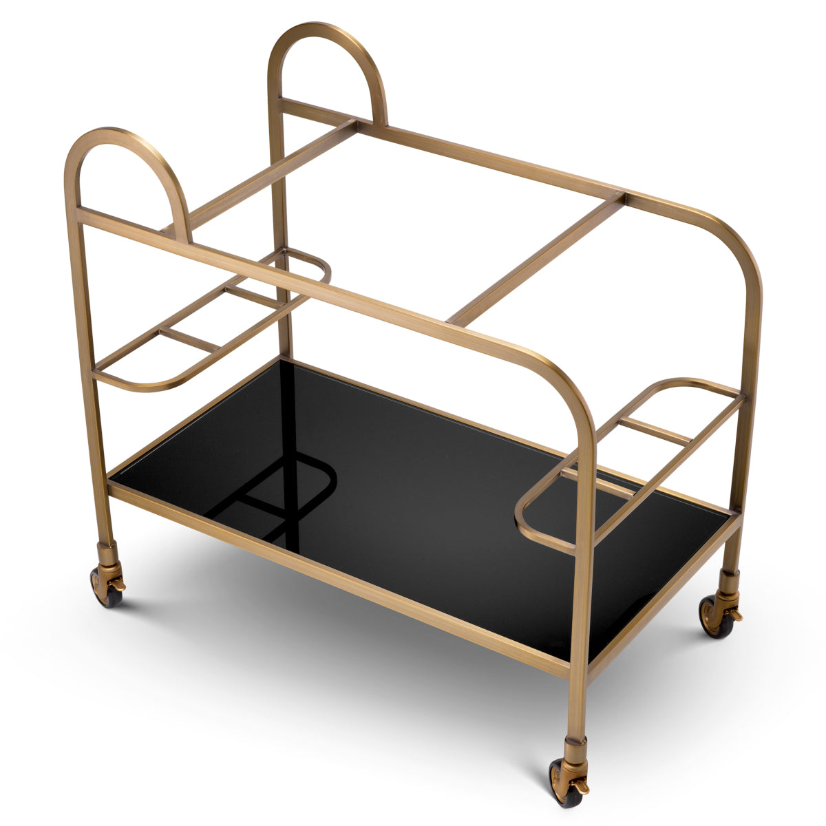 Brushed Brass Trolley Montreuil | Cabothousefurniture.com