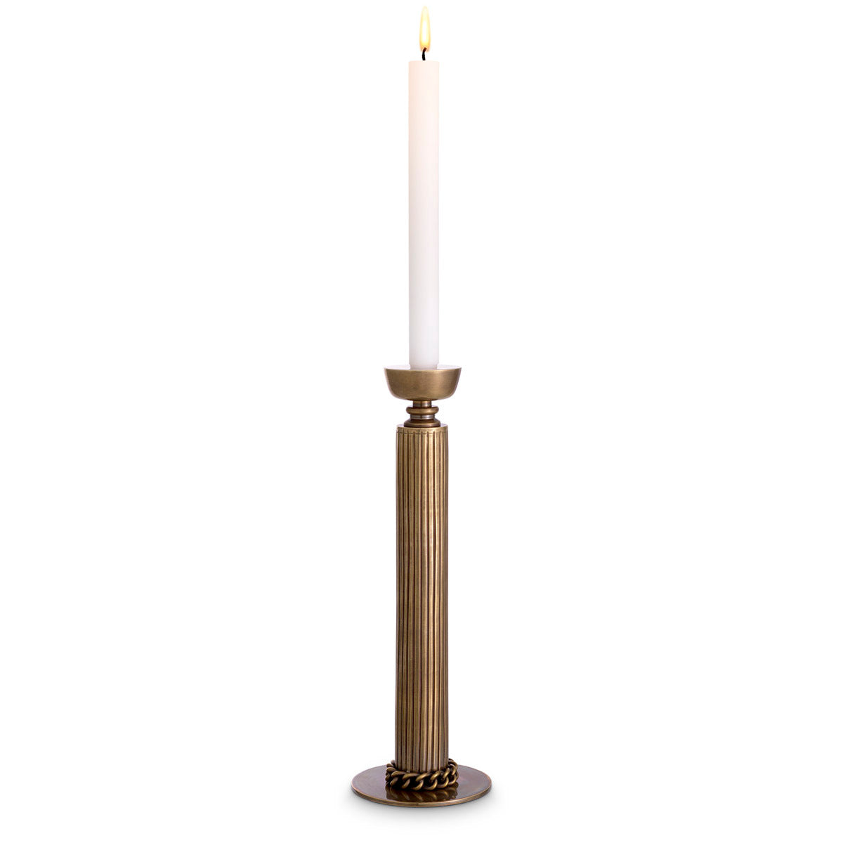 Brass Candle Holder Le Dome | Cabothousefurniture.com