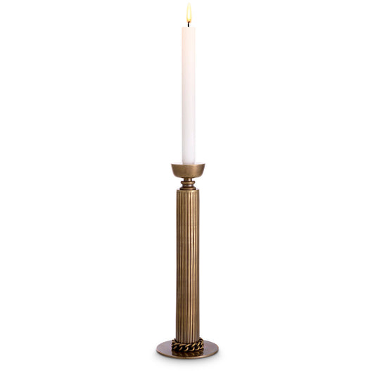 Brass Candle Holder Le Dome | Cabothousefurniture.com