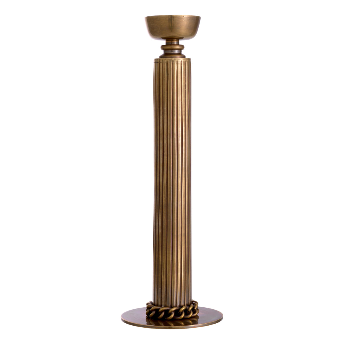 Brass Candle Holder Le Dome | Cabothousefurniture.com