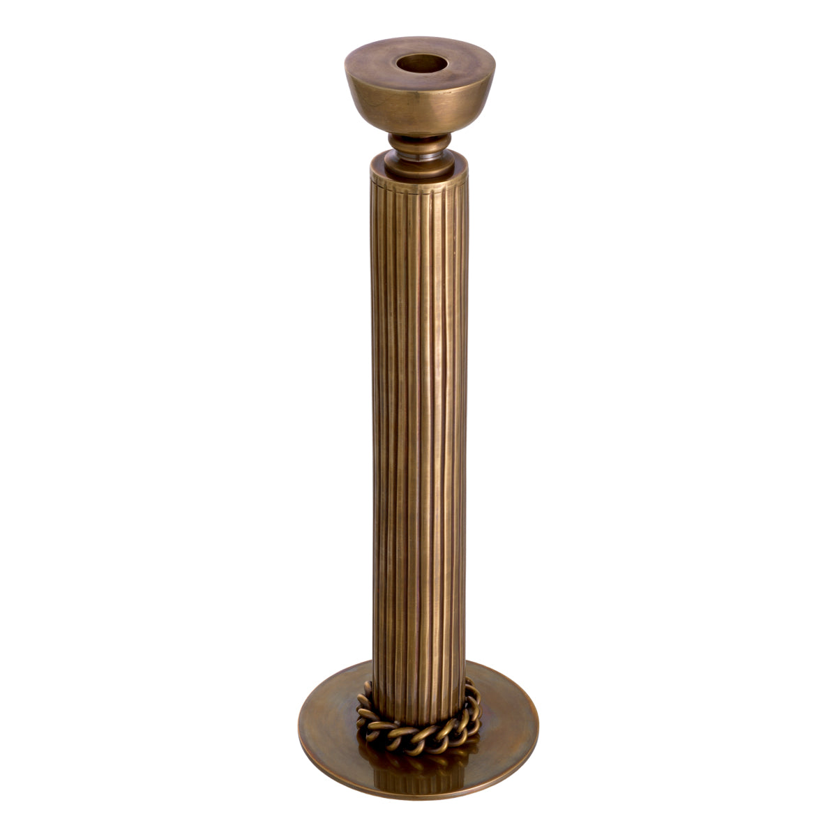 Brass Candle Holder Le Dome | Cabothousefurniture.com