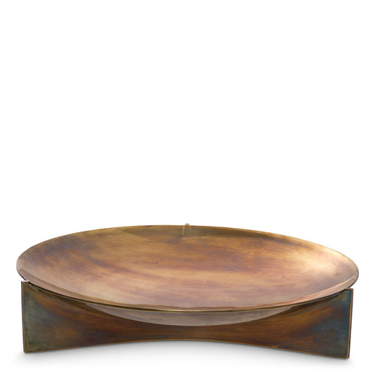 Vintage Brass Bowl Kulm | Cabothousefurniture.com