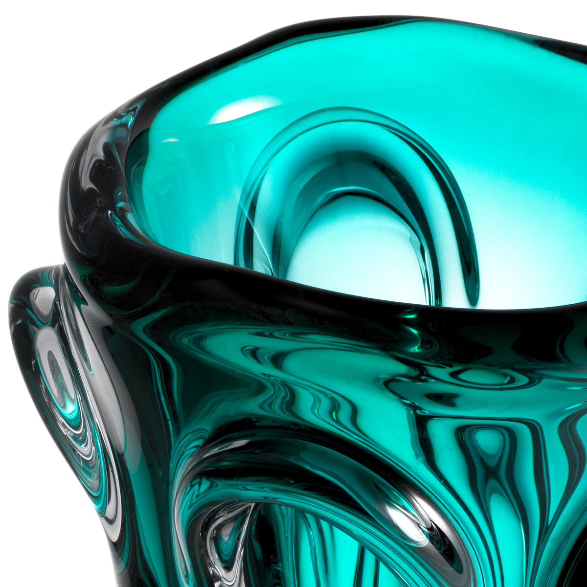 Hand Blown Glass L Vase | Cabothousefurniture.com