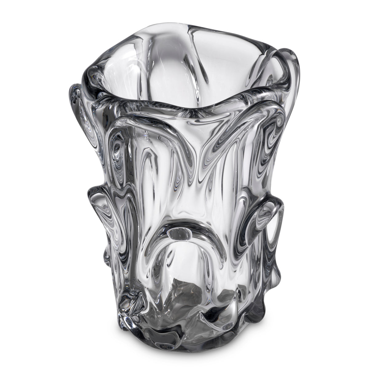 Hand Blown Glass L Vase | Cabothousefurniture.com
