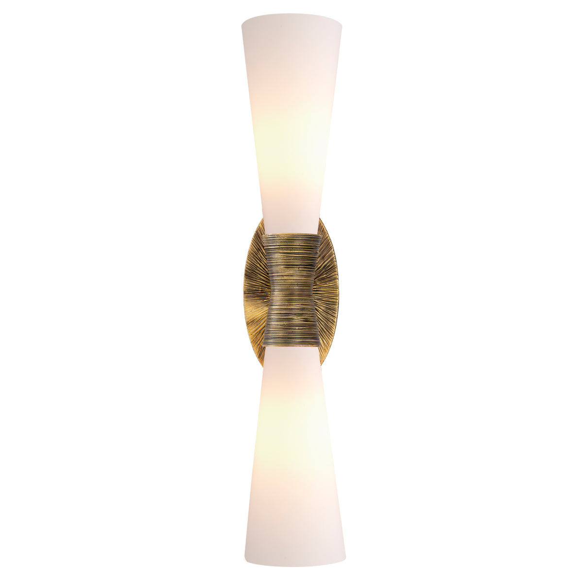 White Glass Wall Lamp Nolita | Cabothousefurniture.com