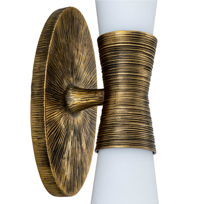 White Glass Wall Lamp Nolita | Cabothousefurniture.com