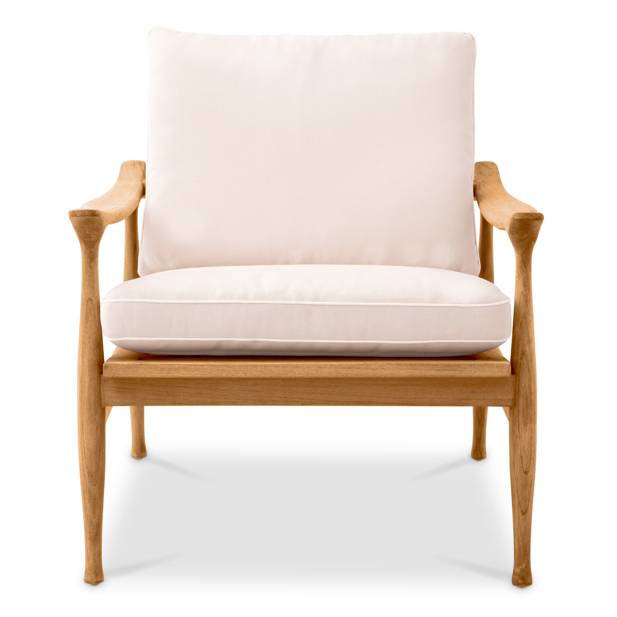 Natural Teak Outdoor Chair Manzo | Cabothousefurniture.com