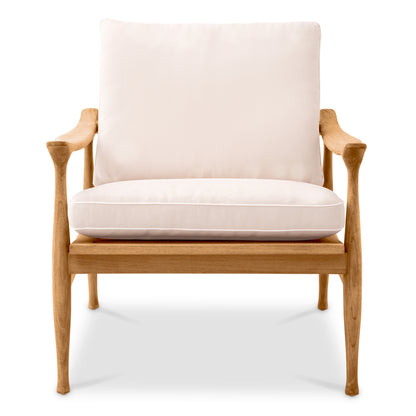 Natural Teak Outdoor Chair Manzo | Cabothousefurniture.com