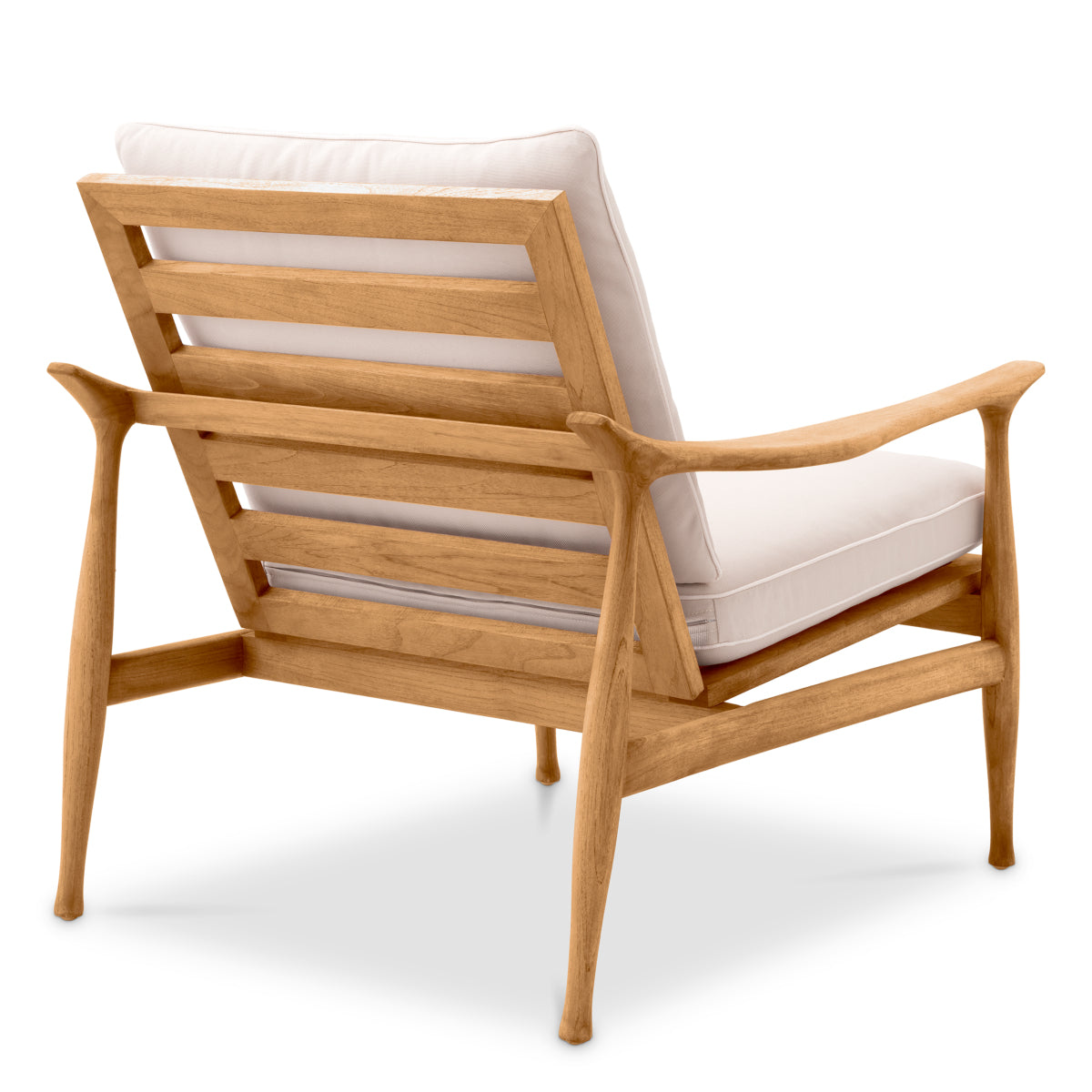 Natural Teak Outdoor Chair Manzo | Cabothousefurniture.com