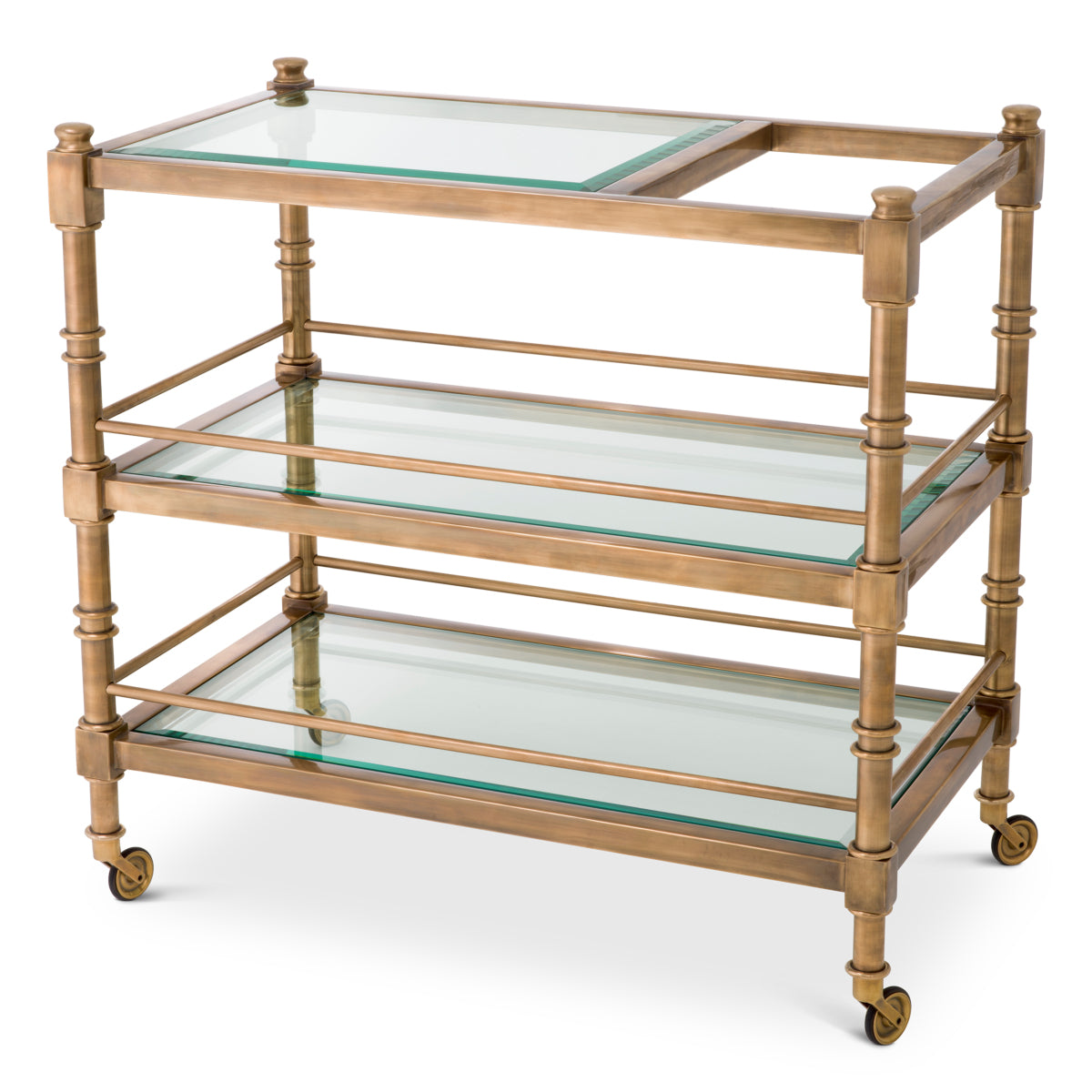 Brass Trolley Alexia | Cabothousefurniture.com