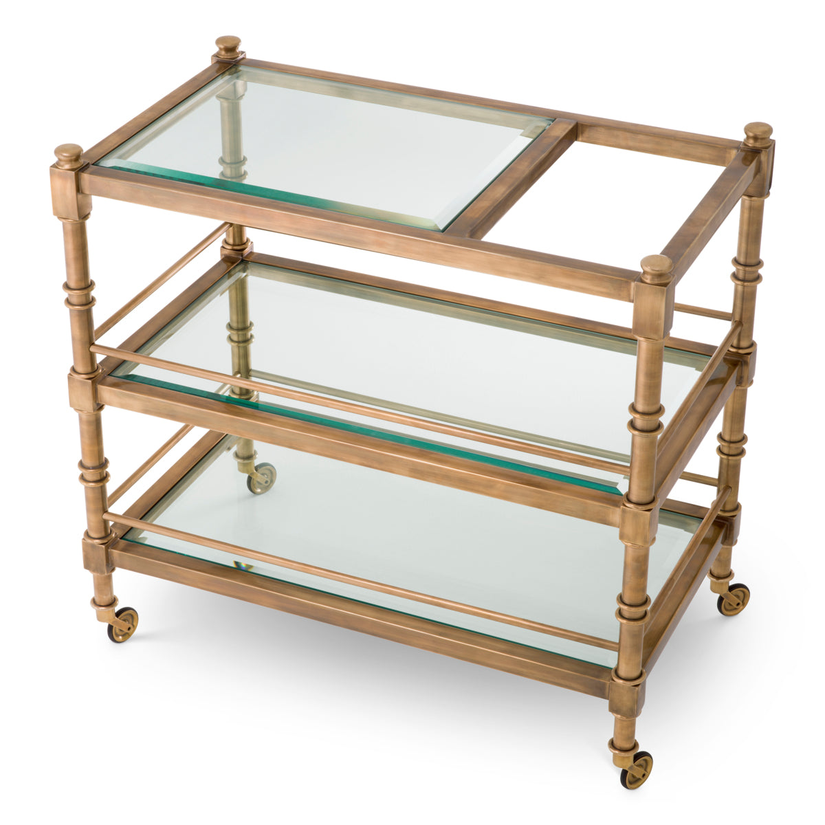 Brass Trolley Alexia | Cabothousefurniture.com