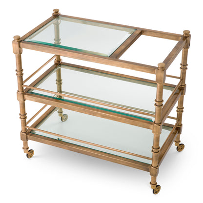 Brass Trolley Alexia | Cabothousefurniture.com