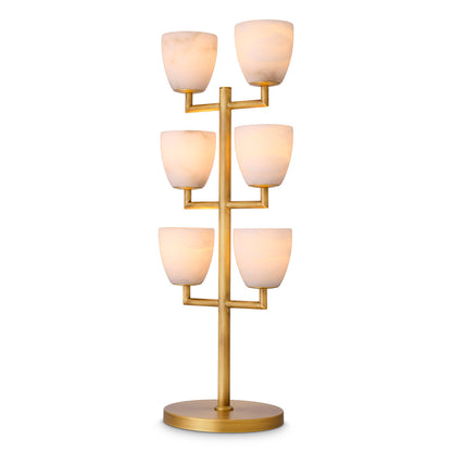 Alabaster Shade Table Lamp Valerius | Cabothousefurniture.com