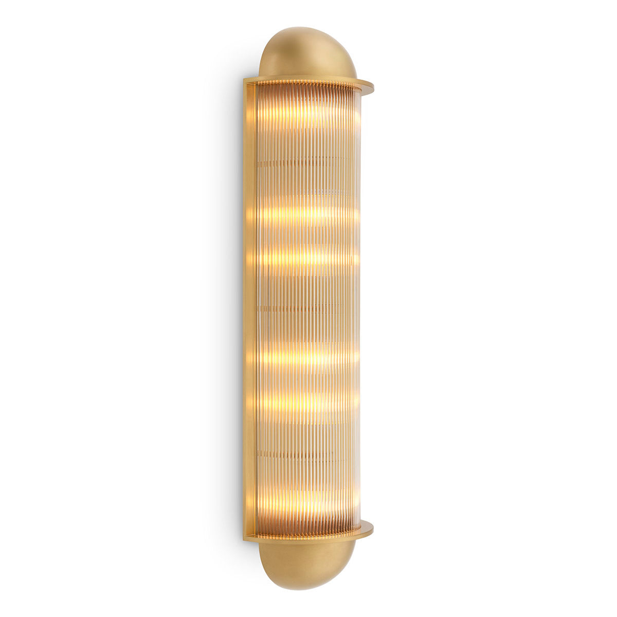 Elongated Brass Wall Lamp Paolino | Cabothousefurniture.com
