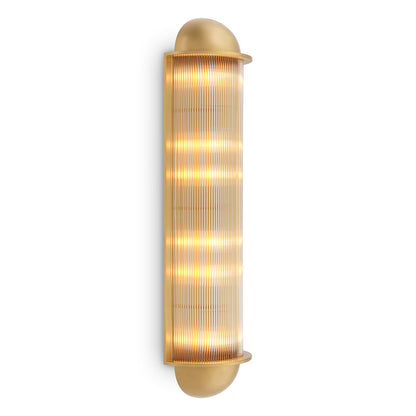 Elongated Brass Wall Lamp Paolino | Cabothousefurniture.com