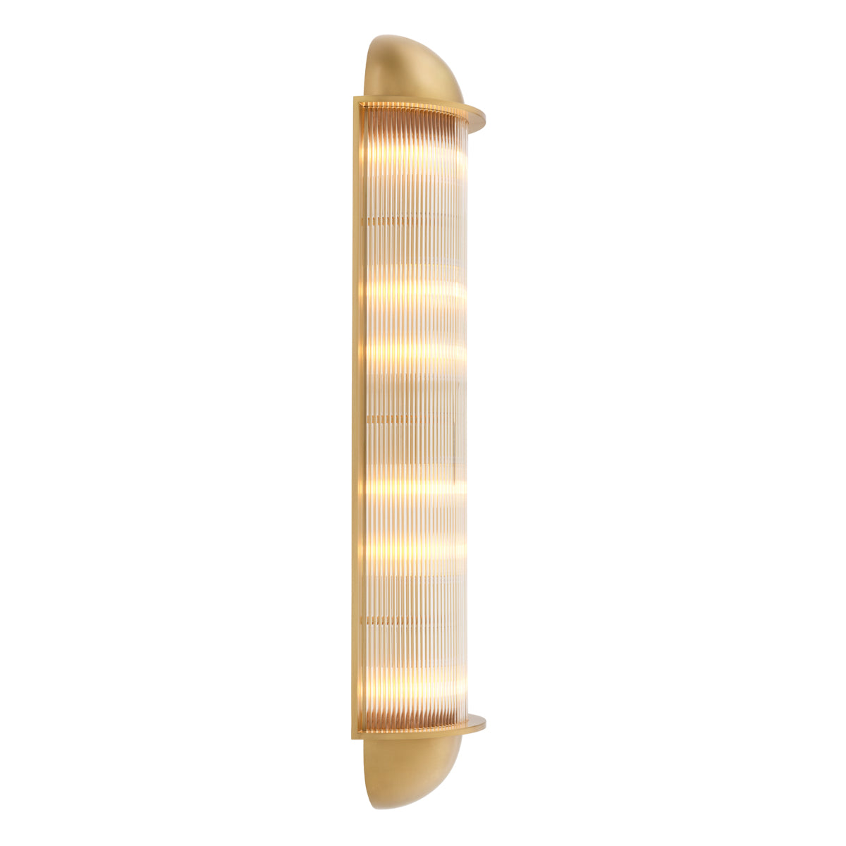 Elongated Brass Wall Lamp Paolino | Cabothousefurniture.com