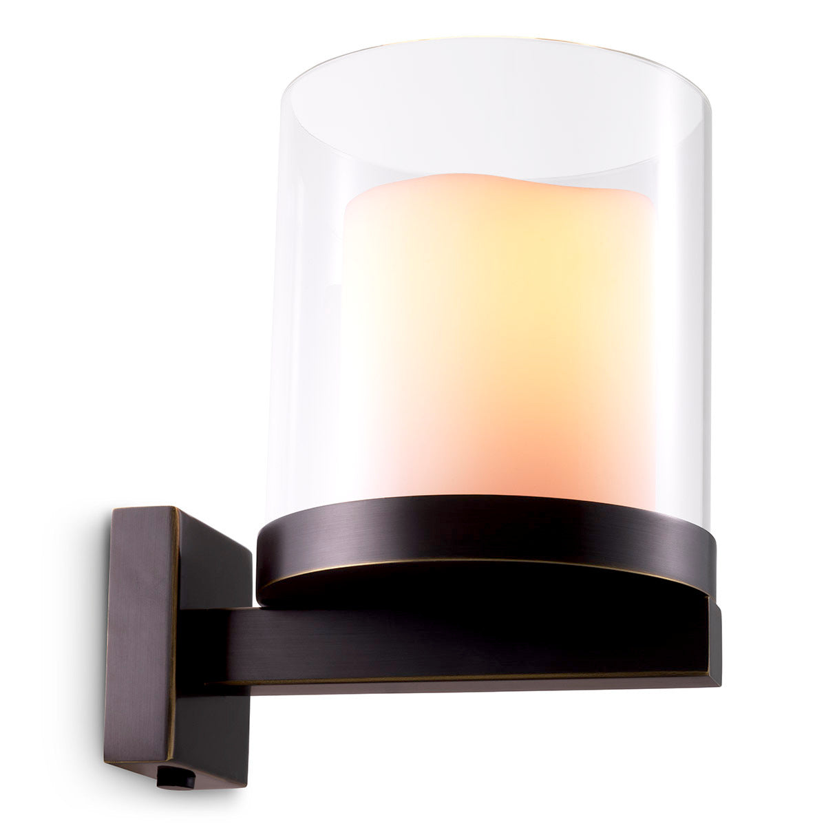 Glass Lantern Wall Lamp Donovan | Cabothousefurniture.com
